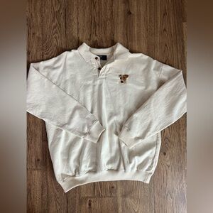 Mens Vintage Orvis Heavyweight Polo Dog Embroidered Medium